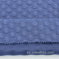 Poly algodón spandex doble tela de punto